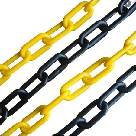 Plastik Zincir 10 Metre (8 mm Kalınlık) Kırmızı Beyaz