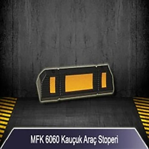 MFK 6060 KAUÇUK ARAÇ STOPERİ (Sarı - Siyah)