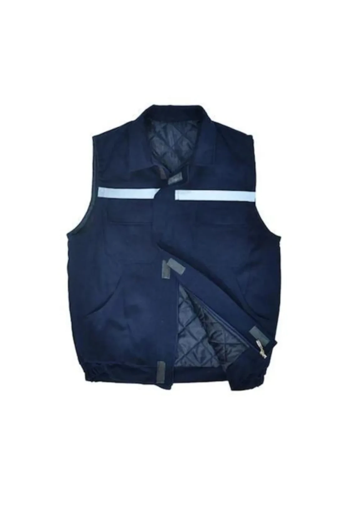 Gabardin Lacivert Yelek – Dayanıklı, Rahat ve Şık İş Yeleği