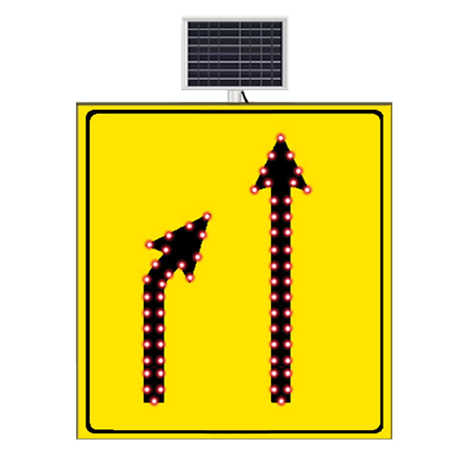 DARALAN YOL SOL-SAĞ SARI ZEMİN SOLAR