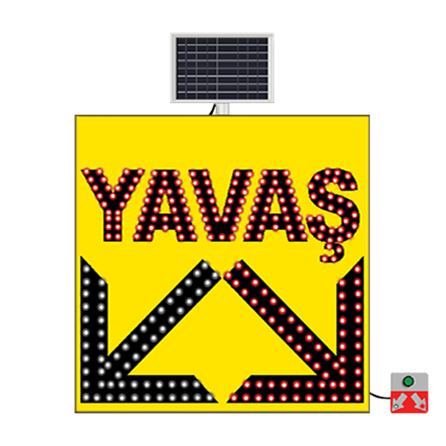 YAVAŞ ÇİFT YÖNLÜ OK BÜYÜK SOLAR