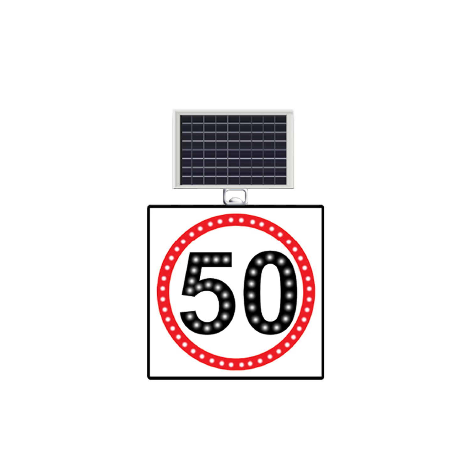 HIZ LİMİTİ 50 KM SOLAR LEVHASI 60x60
