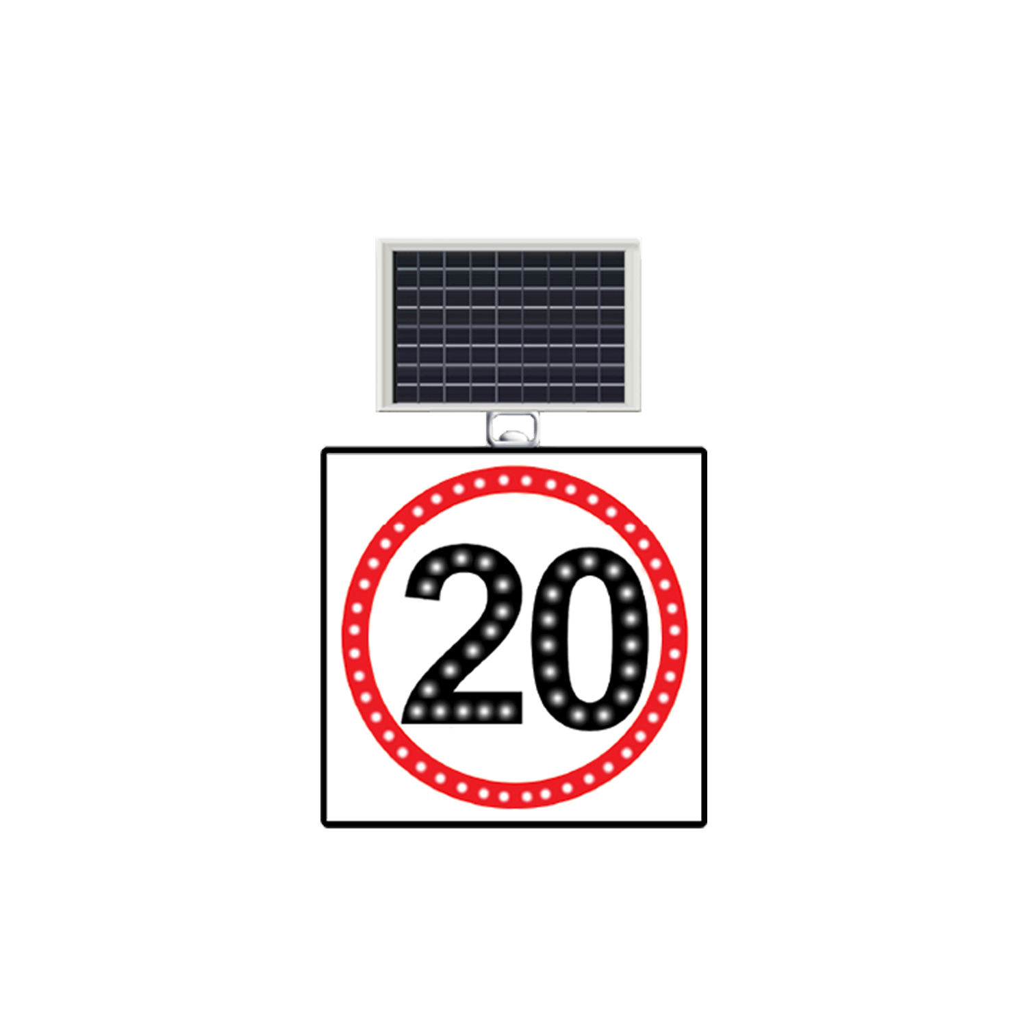 HIZ LİMİTİ 20 KM SOLAR LEVHASI 60x60