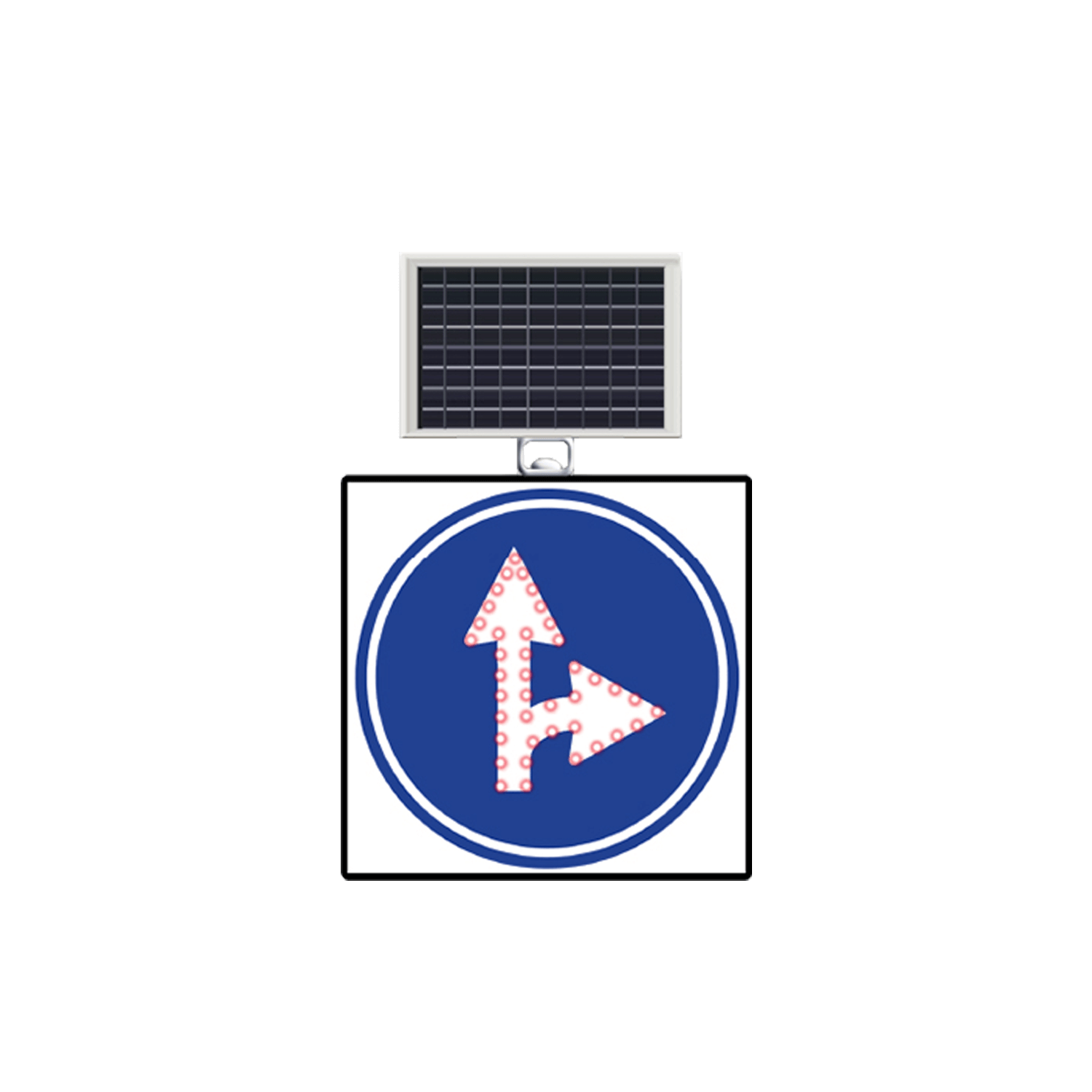 İLERİ VE SAĞA MECBURİ YÖN SOLAR 60x60