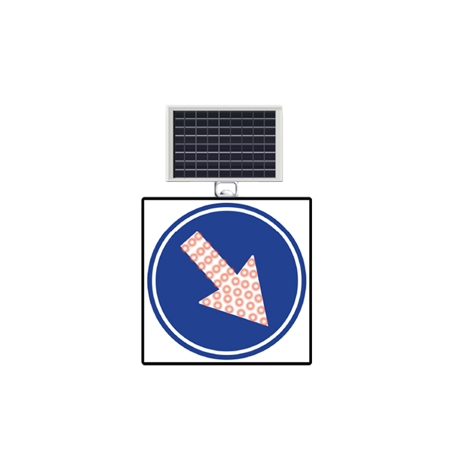 SAĞA MECBURİ YÖN SOLAR LEVHASI 60x60