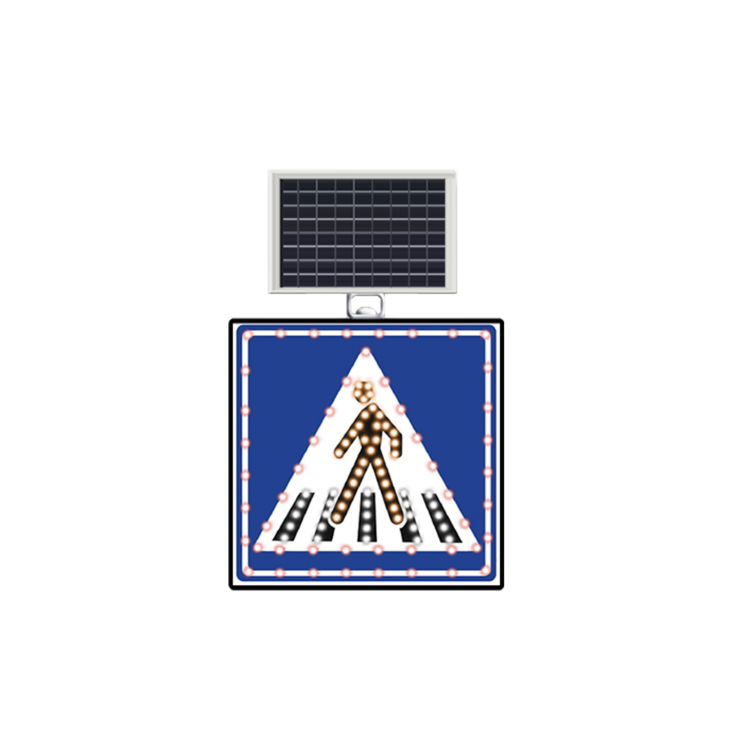 MAVİ YAYA GEÇİDİ SOLAR LEVHASI 60x60