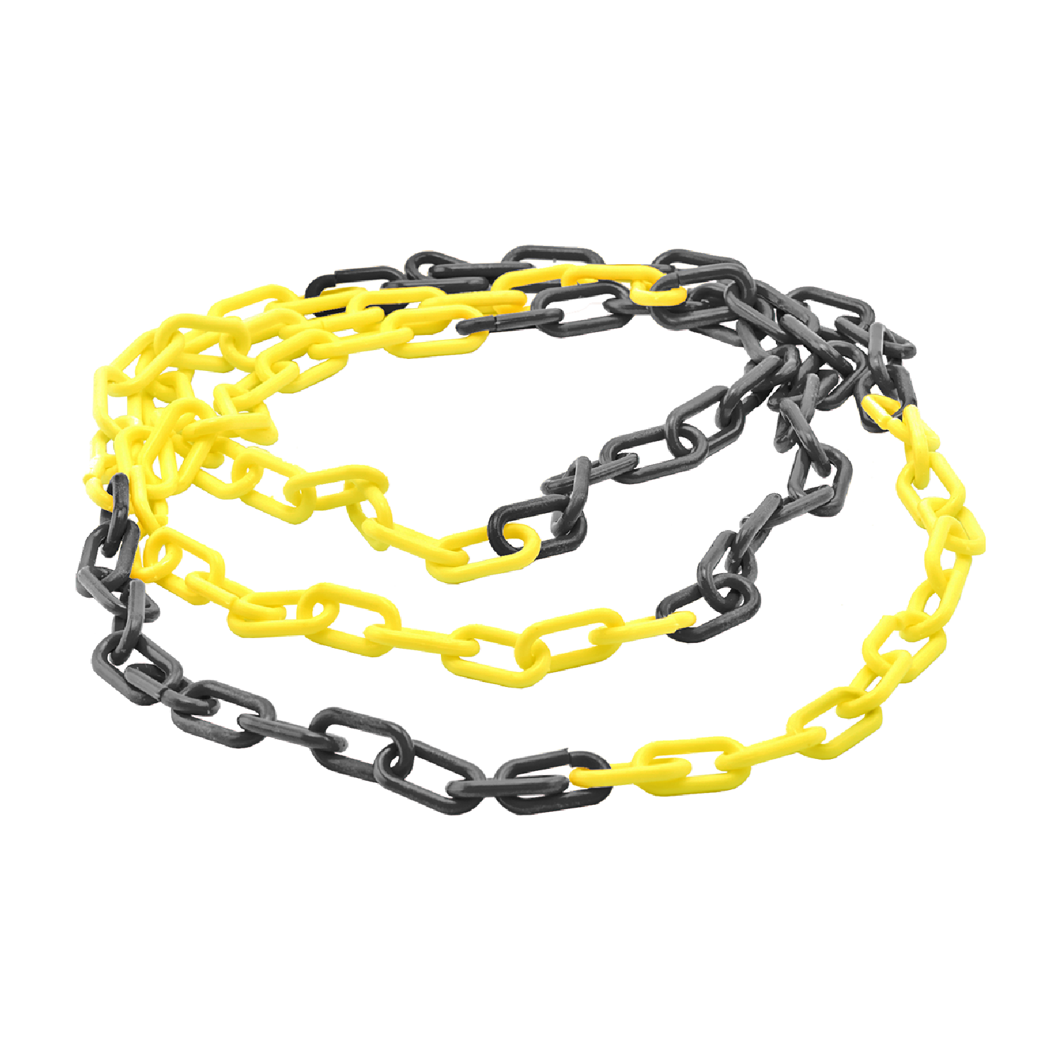 PLASTİK ZİNCİR 8MM SARI-SİYAH (100M KOLİ)