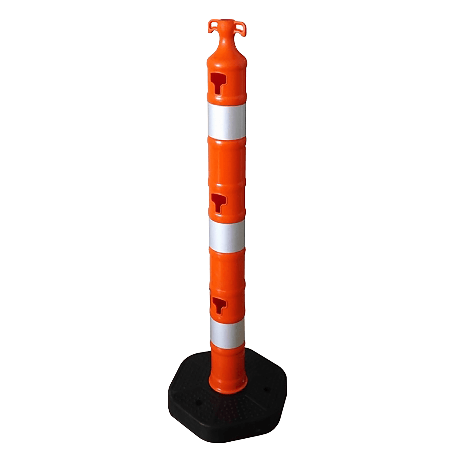 KAUÇUK TABANLI DUBALI UYARI DİKME 110 MM